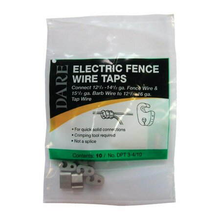 CUADRILATERO Electric Fence Wire Tap, Silver CU3300577